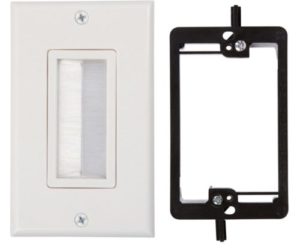 Brush Wall Plate With Mounting Bracket