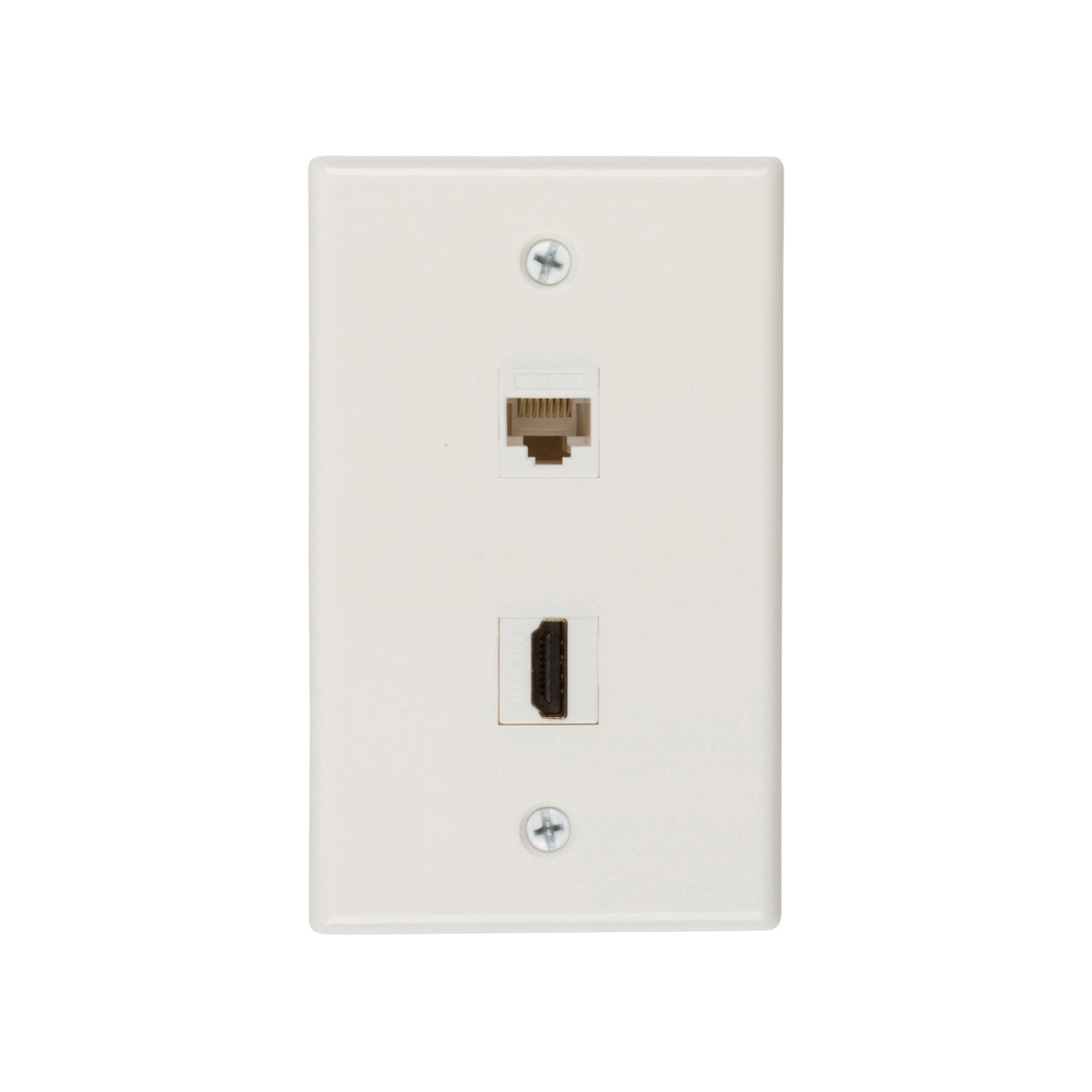 Buyer's Point 1 Port Cat6 Wall Plate 